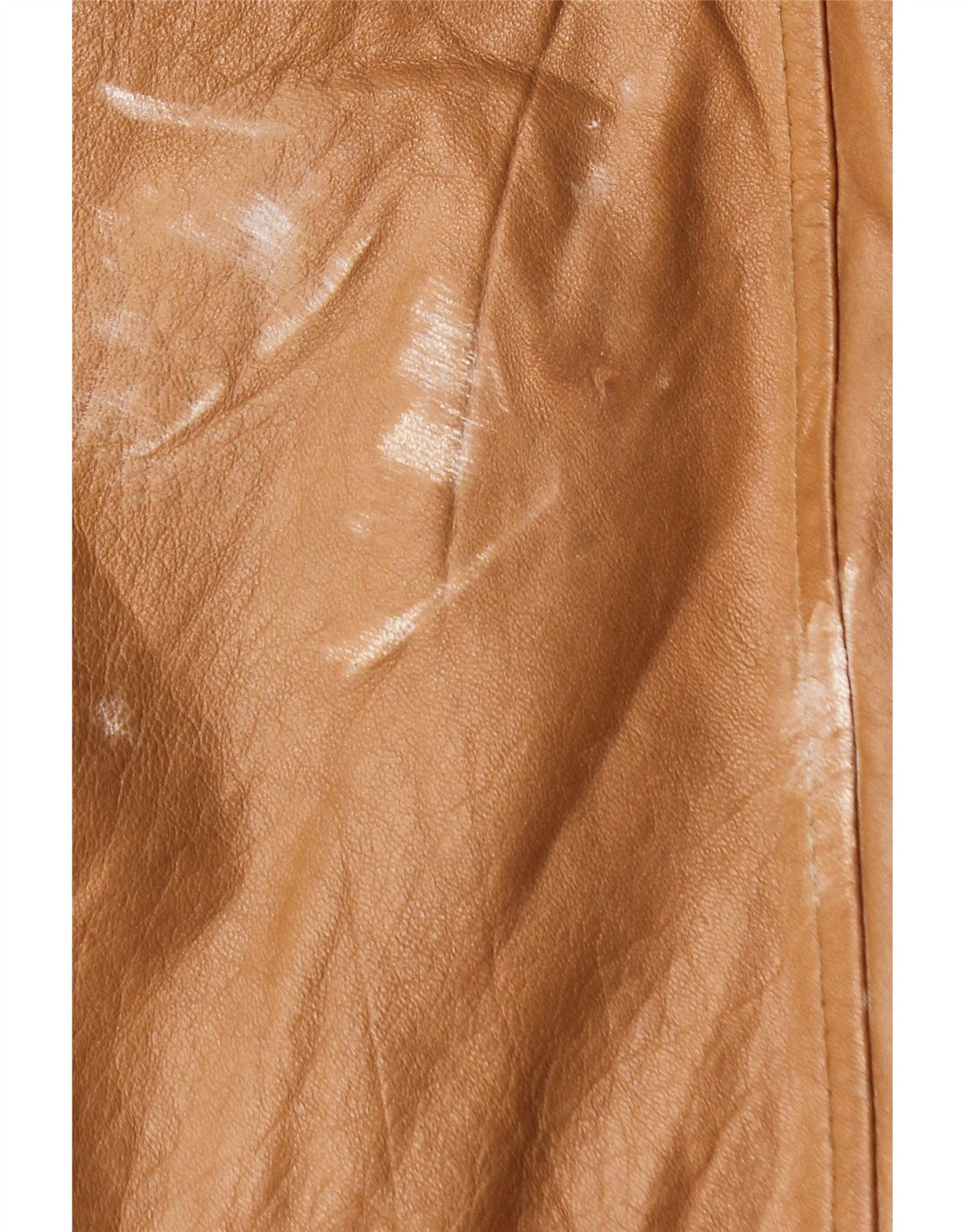 Vintage Herren Ledermantel IT 50 großes braunes Leder