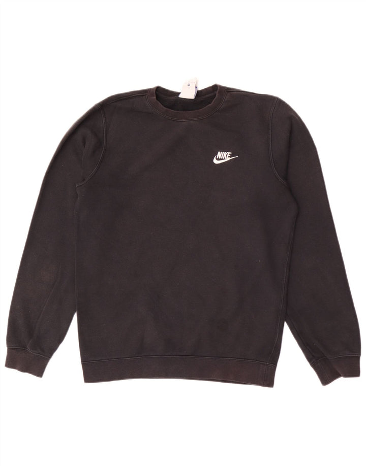 Nike Herren Sweatshirt Pullover XS Schwarz Baumwolle