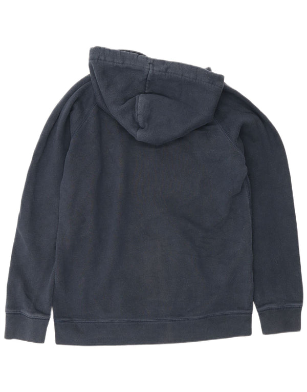 Jack Wills Damen-Pullover mit grafischem Kapuzenpullover, Größe M, Marineblau, Baumwolle, UK 12