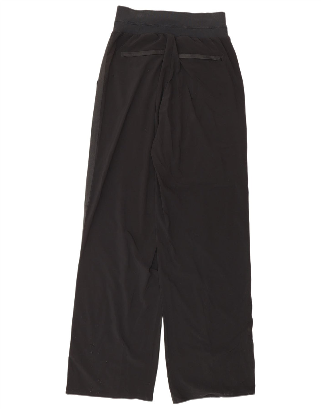 ATHLETA Damen-Trainingshose mit weitem Bein, US 6, Mittelschwarz, Polyester