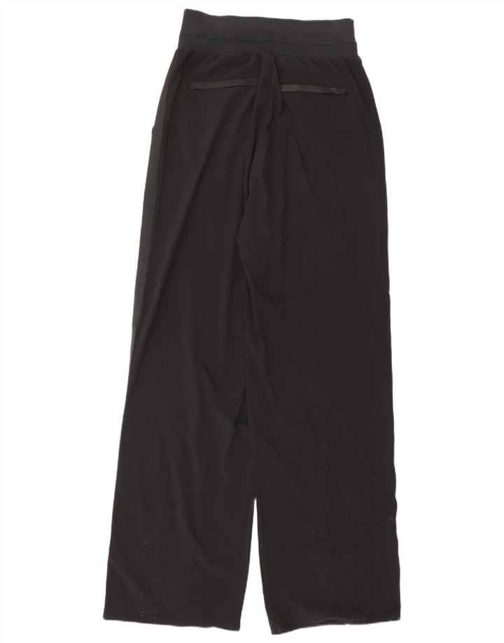 ATHLETA Damen-Trainingshose mit weitem Bein, US 6, Mittelschwarz, Polyester