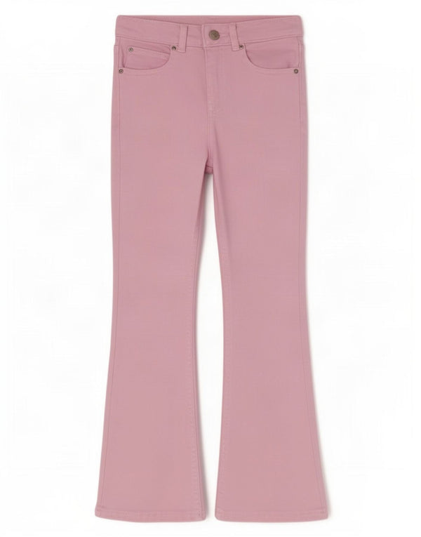 Lee Schlagjeans für Mädchen, 8–9 Jahre, W22 L22, rosa Baumwolle