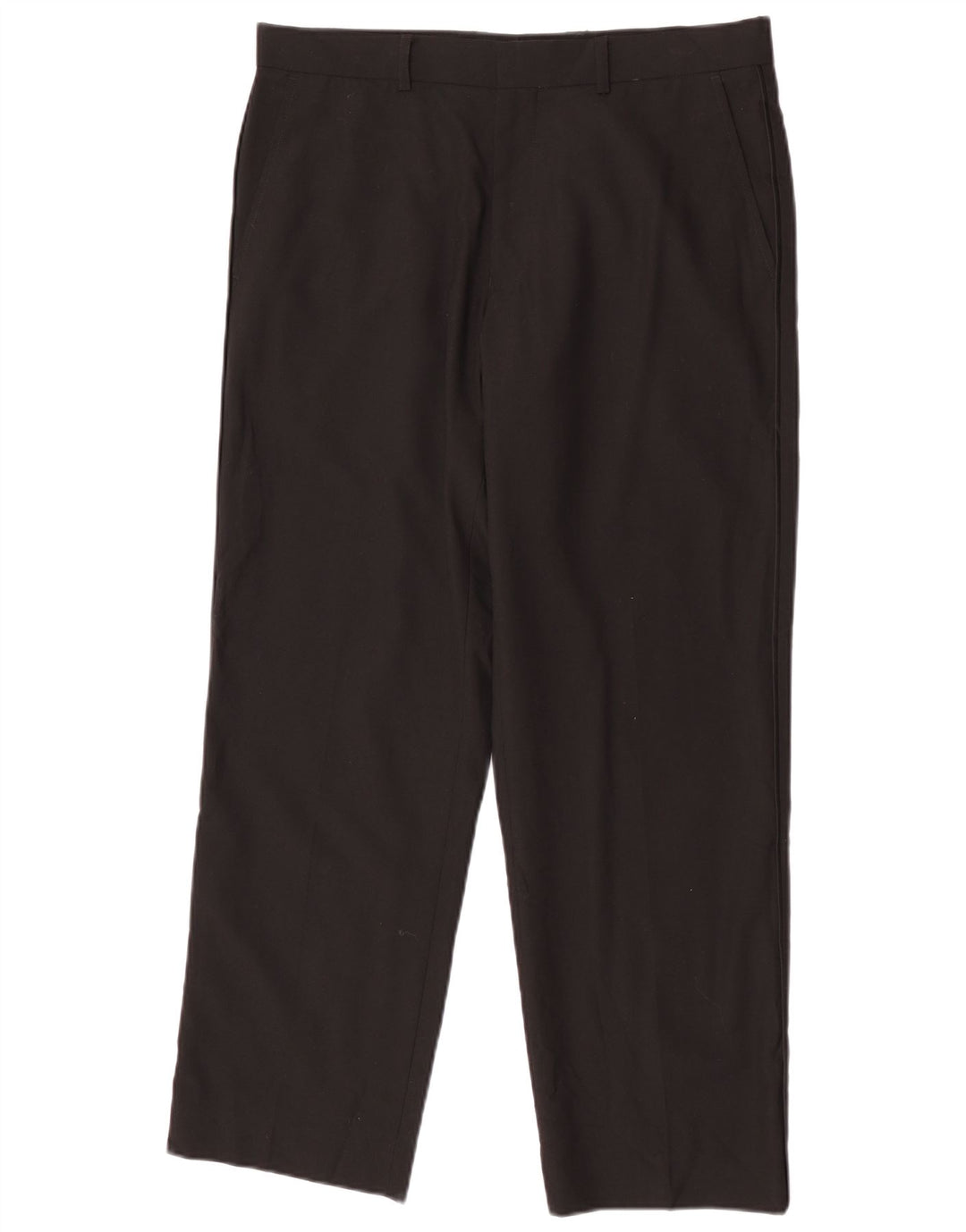Gerade Herren-Chinohose von Marks & Spencer, W34, L29, Schwarz, Polyester