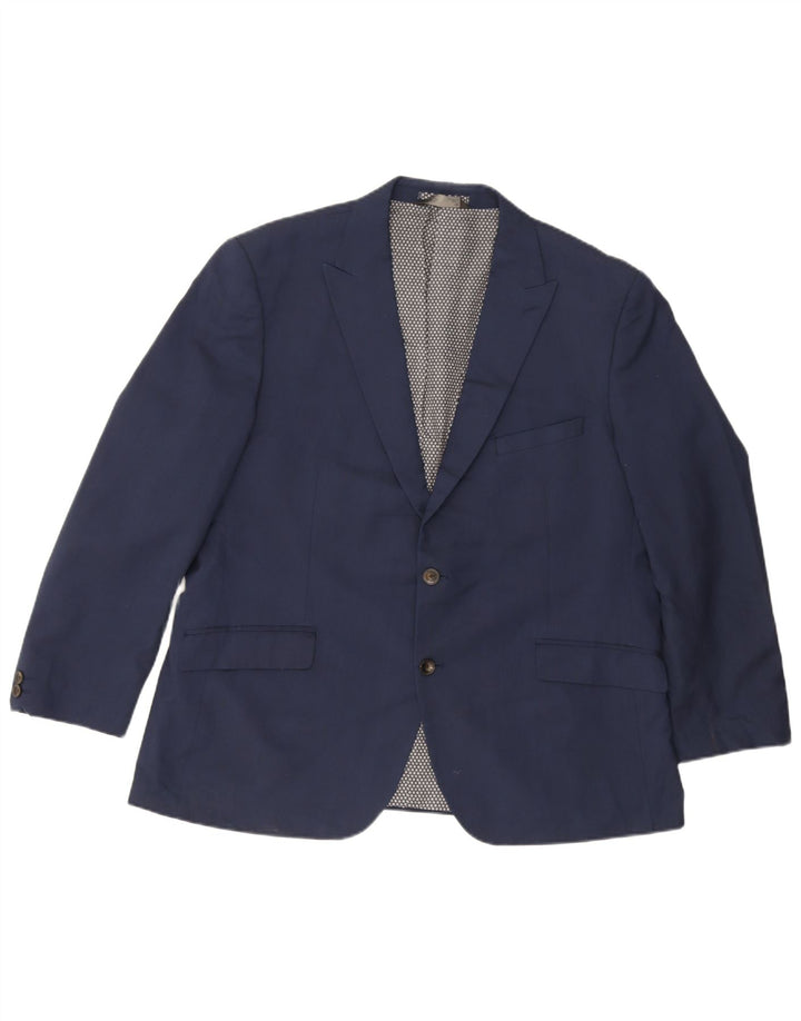 Marks & Spencer Maßgeschneiderte Herren-Blazerjacke mit 2 Knöpfen, UK 46 3XL, Marineblau