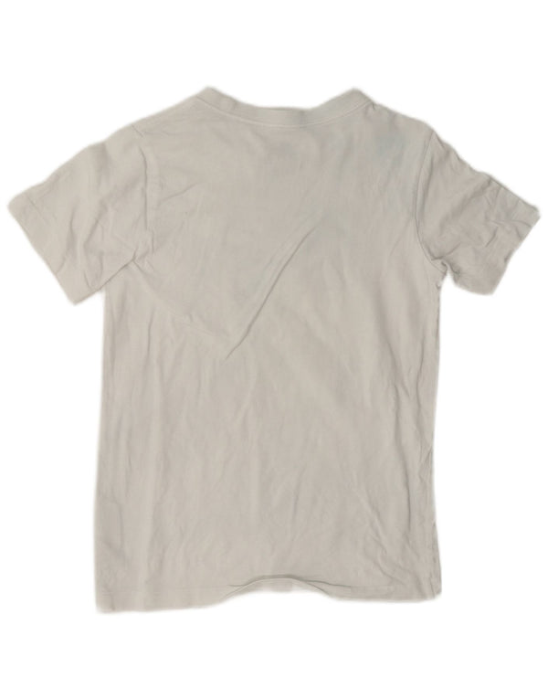 Nike Jungen-T-Shirt mit Grafik, mittelgroß, weiße Baumwolle, 10–11 Jahre