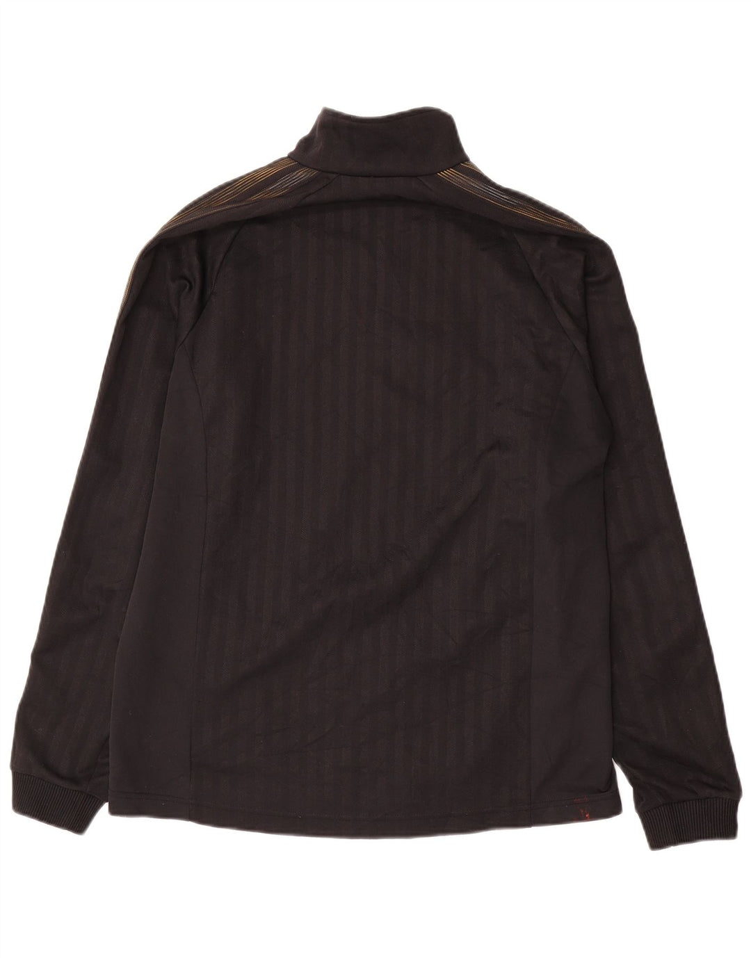 Adidas Herren Trainingsanzug Top Jacke UK 38/40 Medium Schwarz gestreift