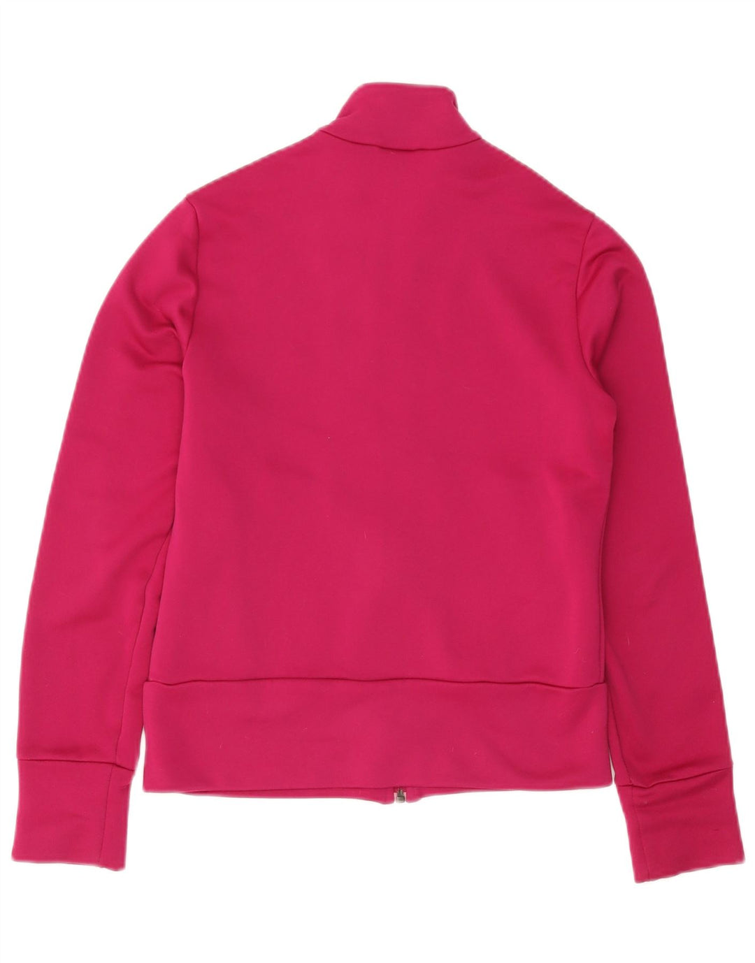 Adidas Damen Trainingsanzug Top Jacke UK 14 Mittelrosa Polyester
