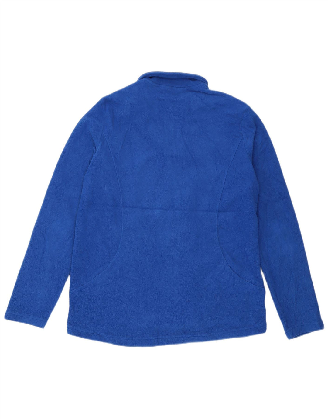 Marks & Spencer Damen Fleecejacke UK 14 Large Blau Polyester