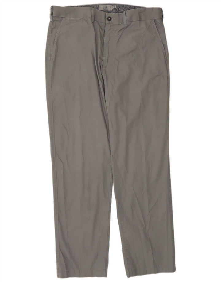Marks & Spencer Herren-Chinohose, normal, W36, L31, Grau, Baumwolle