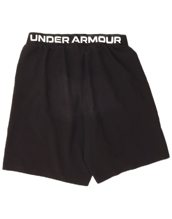 UNDER ARMOUR Mens Graphic Sport Shorts Large  Black Polyester