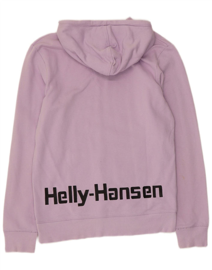 HELLY HANSEN Herren-Kapuzenpullover mit normaler Passform, Grafik, Größe S, Lila, Baumwolle