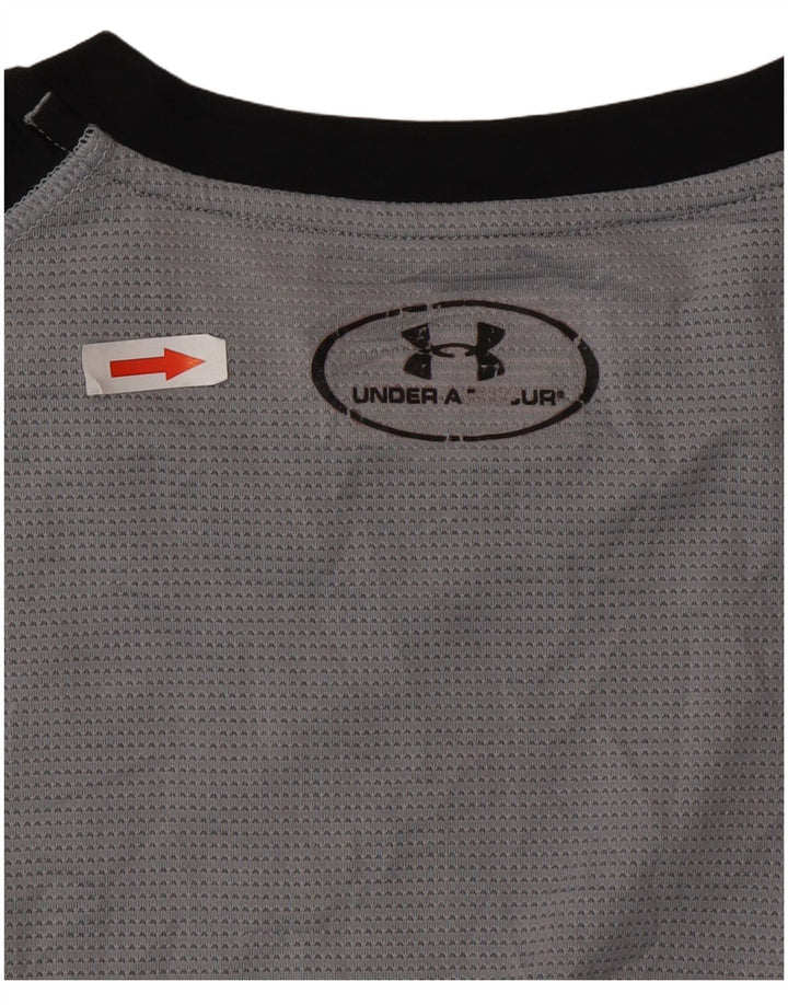 Under Armour Herren Heat Gear Weste Top Small Schwarz Colourblock Polyester