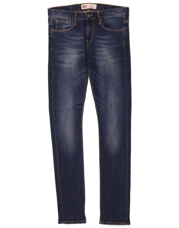 Levi's Mädchen 520 Tapered Jeans 15–16 Jahre W30 L33 Marineblaue Baumwolle