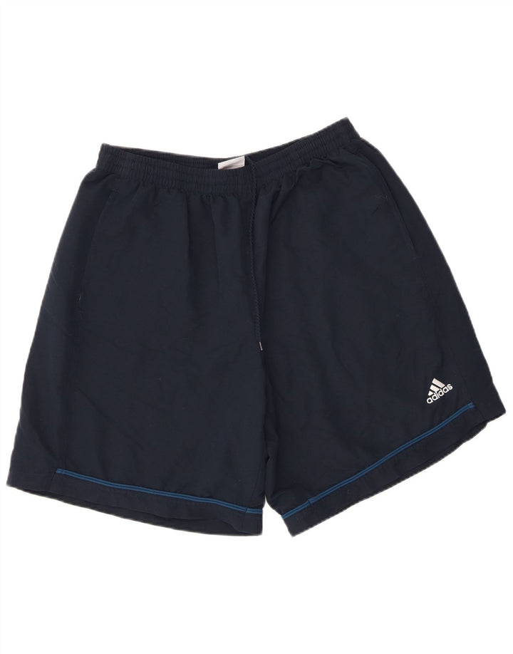 Adidas Herren-Sportshorts, groß, marineblau, Polyester