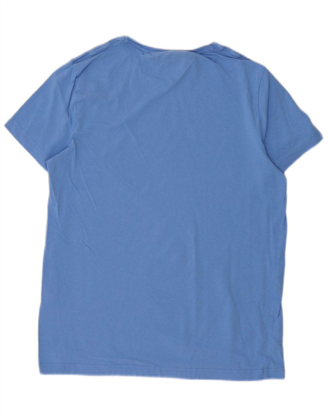 TOMMY HILFIGER Herren Extra Slim T-Shirt Top Large Blau Baumwolle