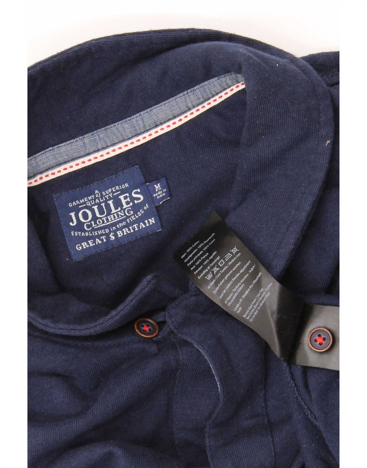 Joules Herren-Langarm-Poloshirt, mittelmarineblaue Baumwolle