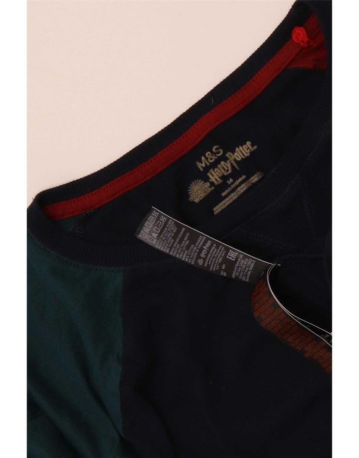 Marks & Spencer Langarmshirt mit Grafik für Jungen, 13–14 Jahre, Marineblau