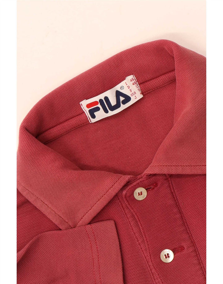 Fila Herren Poloshirt IT 46 Small Rot