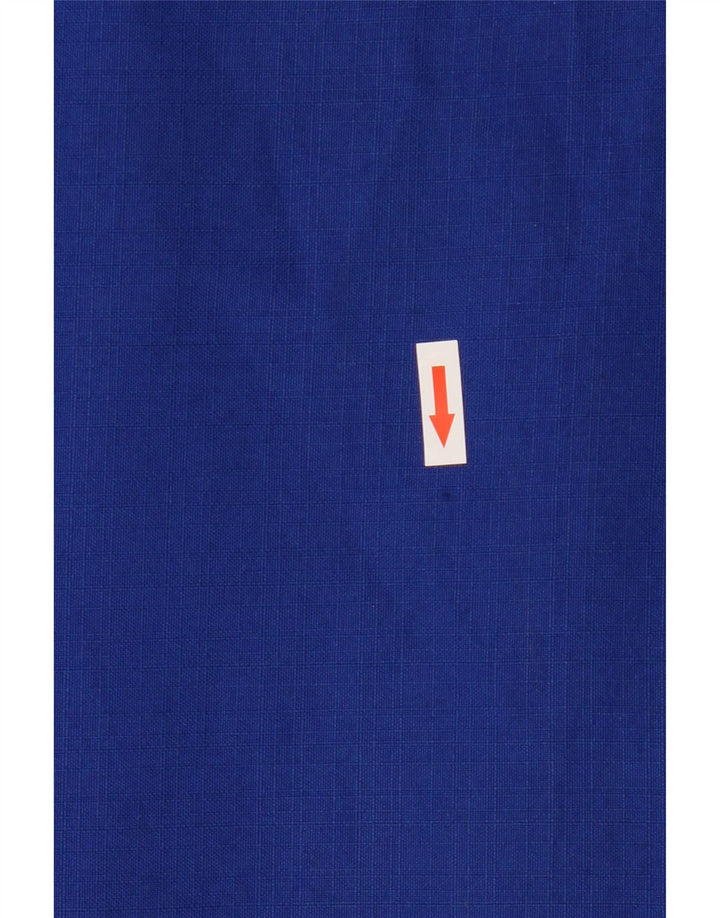 Vintage Damen Faltenrock UK 14 Medium W28 Blau Polyester