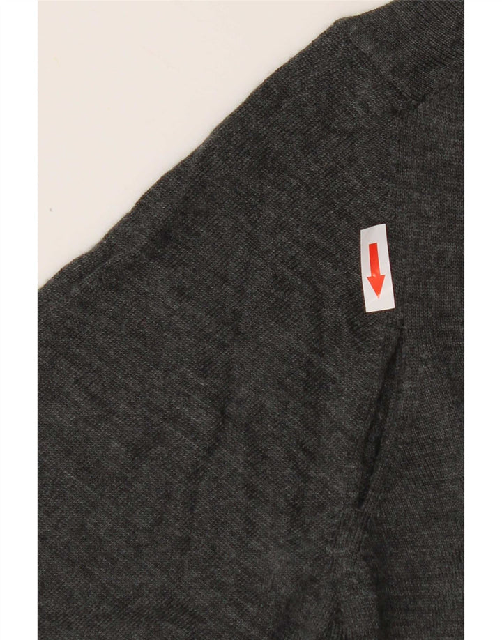 Zara Herren-Cardigan-Pullover Mittelgrau