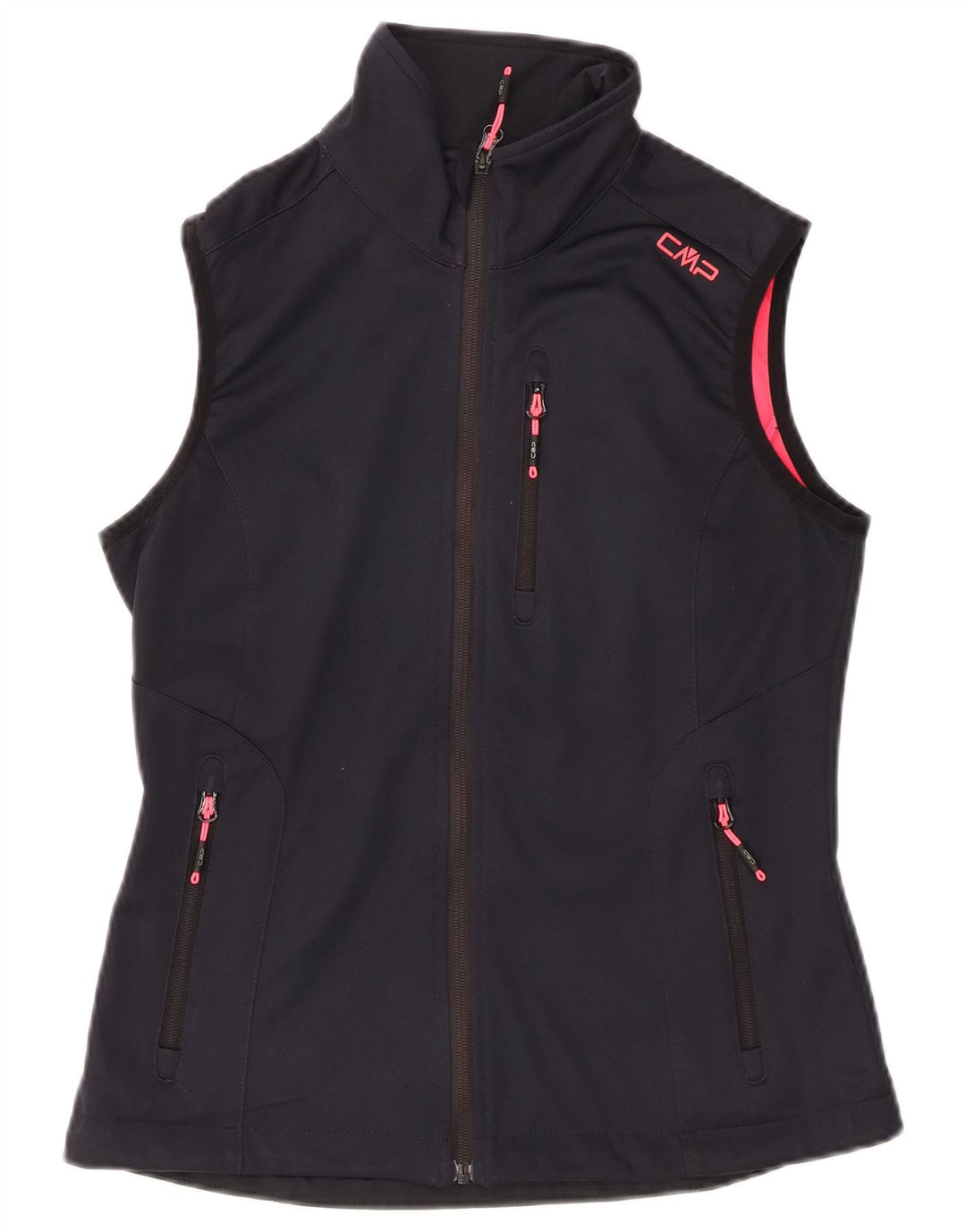 CMP Damen-Trainingsanzug, ärmellos, Jacke, UK 6, XS, Marineblau, Polyester