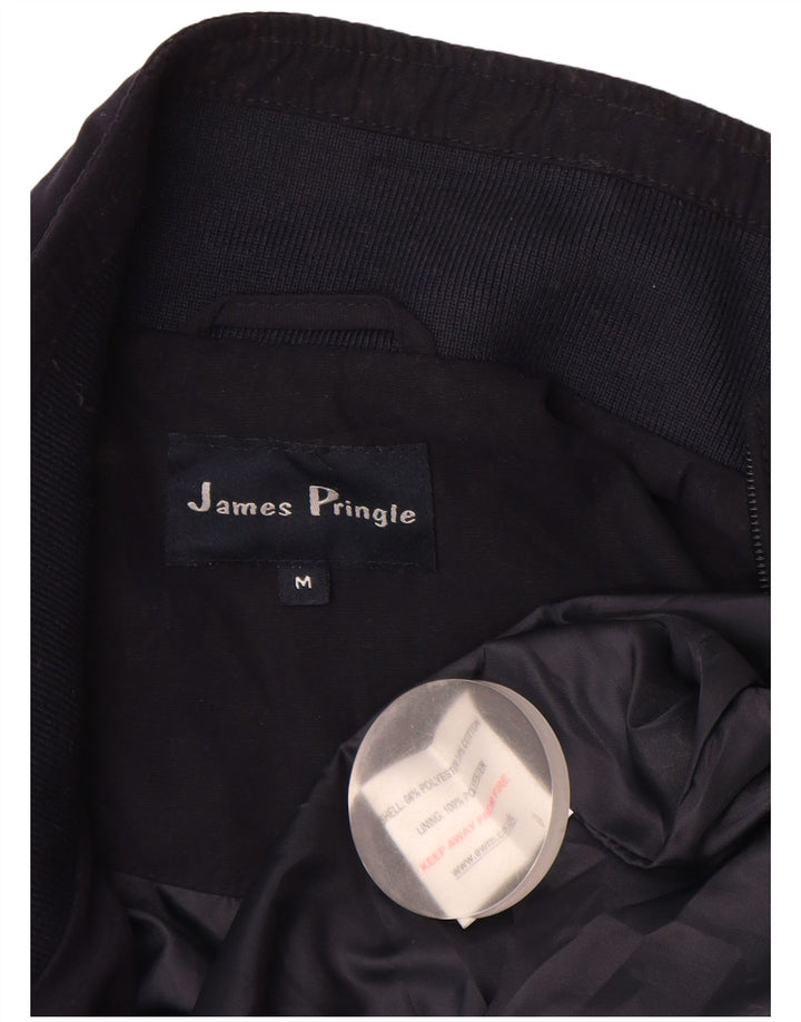 JAMES PRINGLE Herren Bomberjacke UK 38 Medium Marineblau Polyester