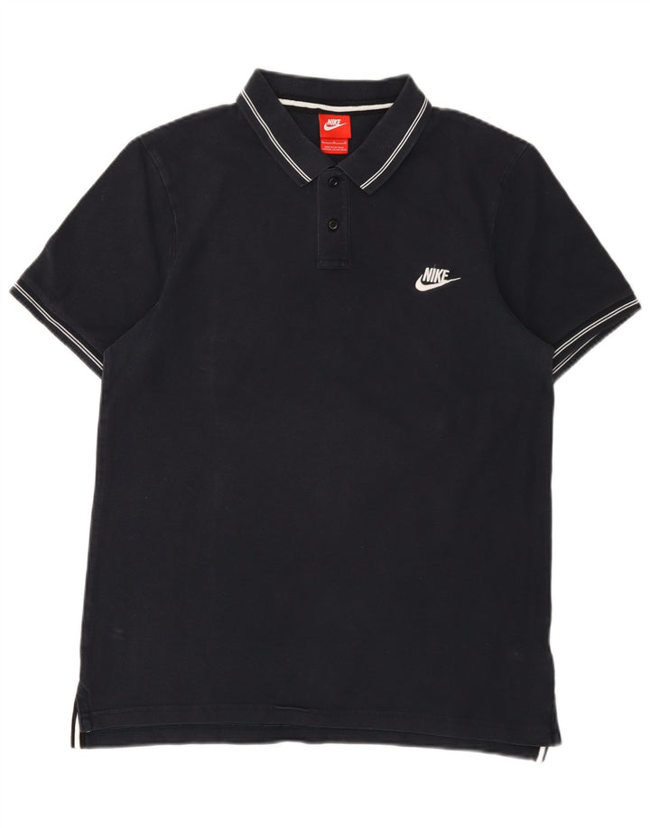 Nike Herren-Poloshirt, groß, Marineblau