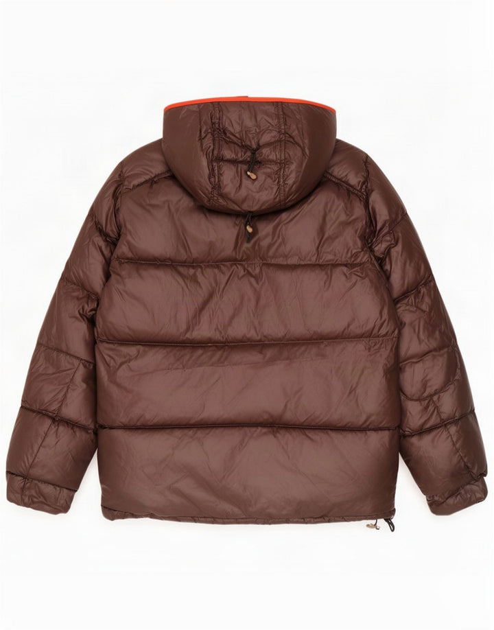 Dolomite Wattierte Herrenjacke mit Kapuze UK 38 Mittelbraun