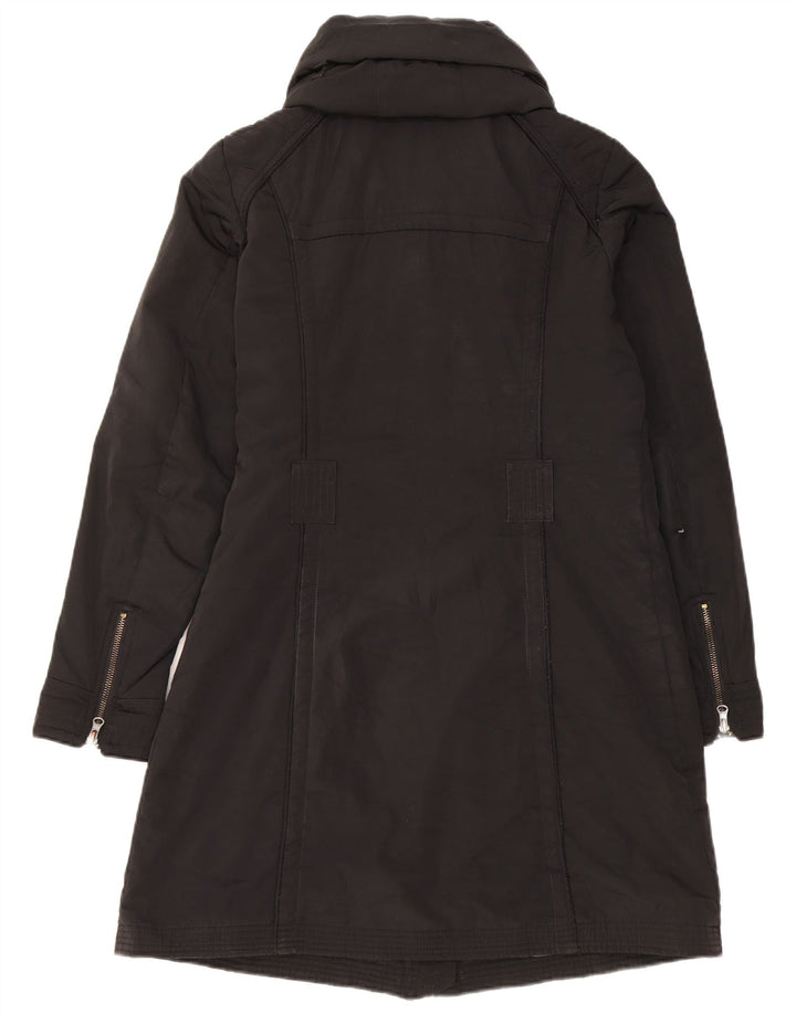 TRUSSARDI JEANS Damen Windjacke IT 44 Mittelschwarzes Polyester