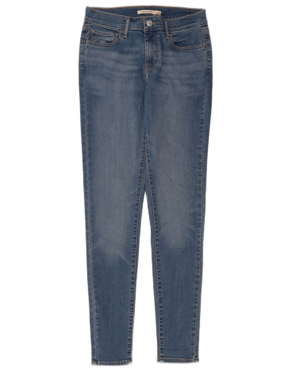 Levi's Damen 710 Super Skinny Jeans W28 L30 Blaue Baumwolle