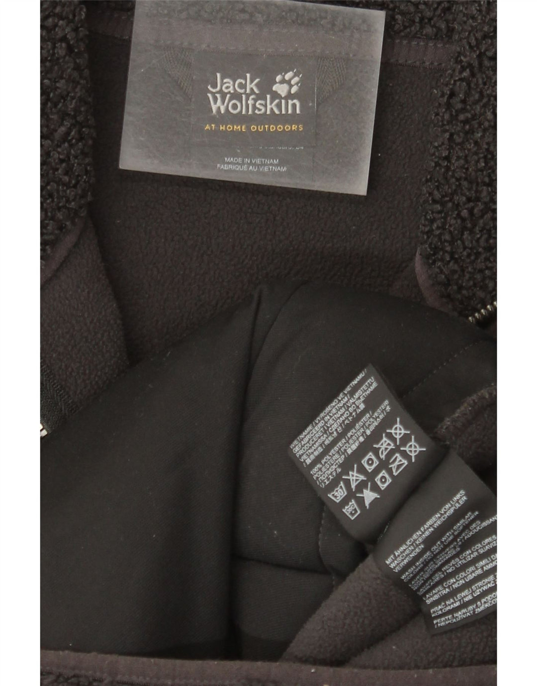 Jack Wolfskin Damen Übergroßer Fleecemantel UK 6 XS Grau Polyester