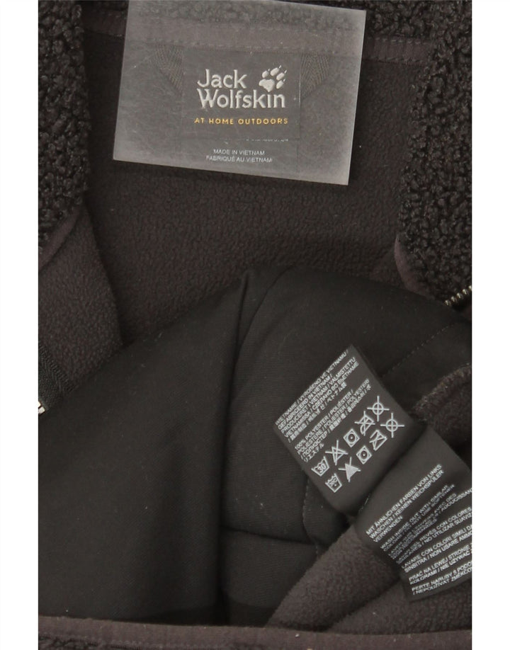 Jack Wolfskin Damen Übergroßer Fleecemantel UK 6 XS Grau Polyester