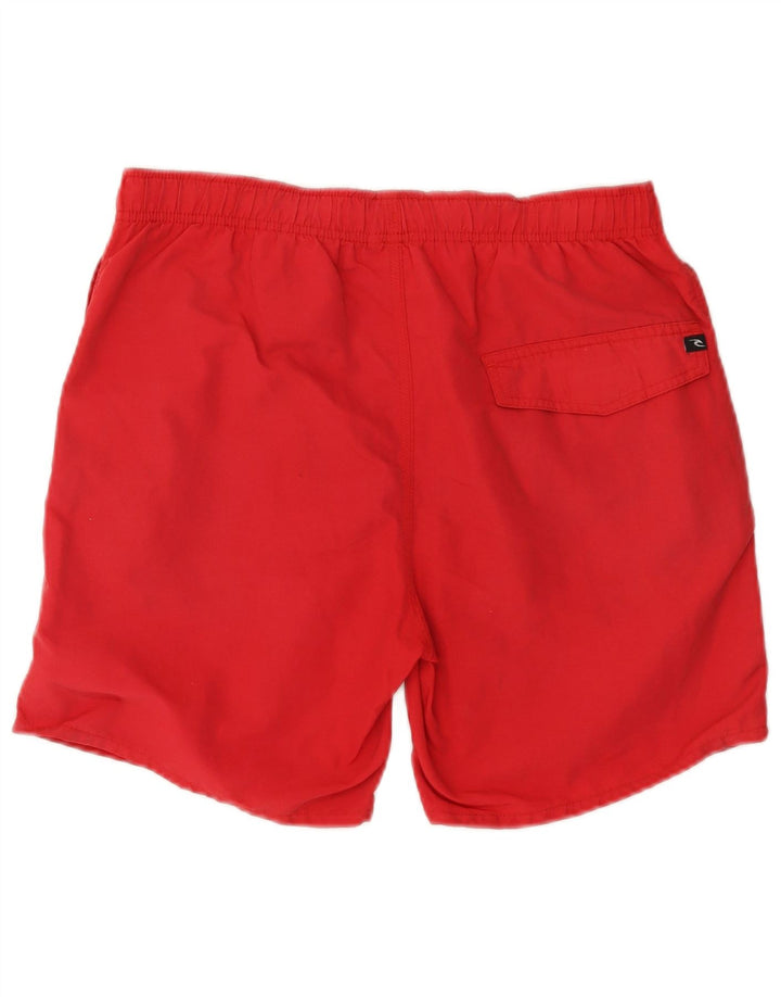 Rip Curl Herren-Badeshorts, klein, rot, Polyamid