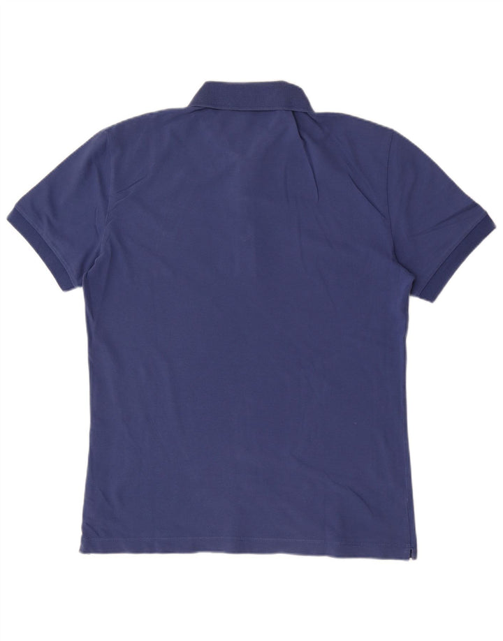Gas Herren-Poloshirt, kleine blaue Baumwolle