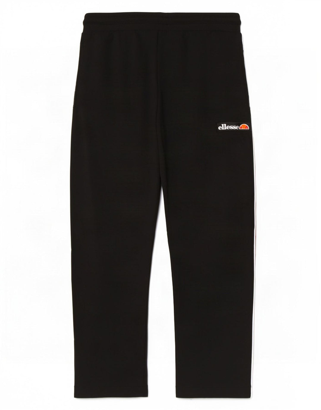 Ellesse Herren-Trainingshose mit grafischem Muster, mittelschwarze Colourblock-Baumwolle