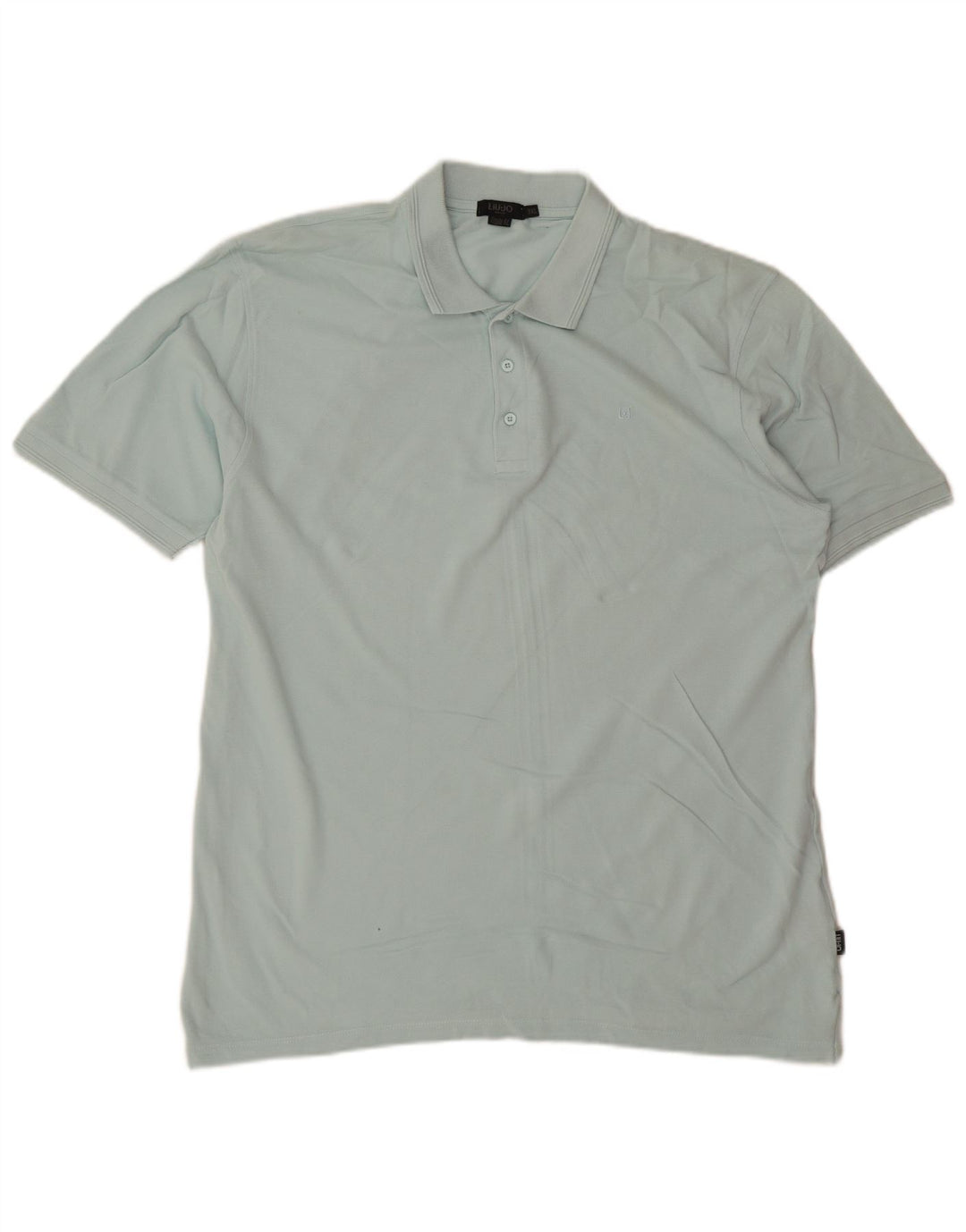 Liu Jo Herren Poloshirt 3XL Blau Baumwolle