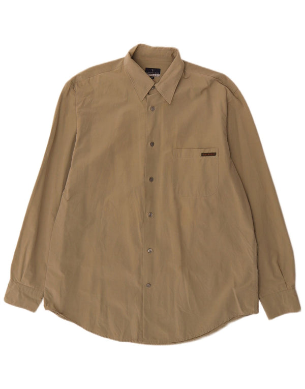 Trussardi Herren Regular Fit Hemd XL Khaki