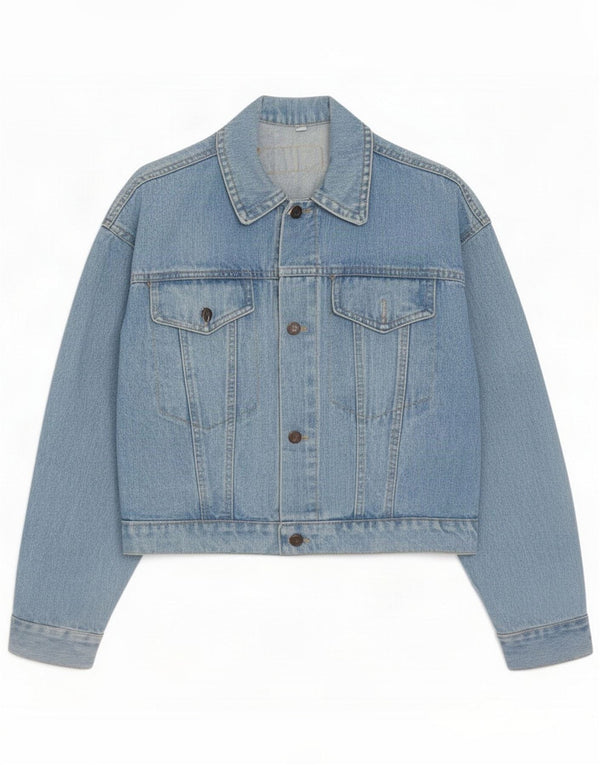 Eve Damen-Jeansjacke in Übergröße, US 1 XS Blau