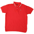 NAPAPIJRI Herren Poloshirt 2XL Rote Baumwolle
