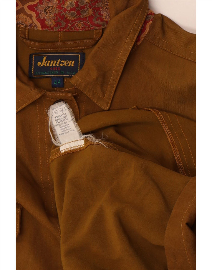 Jantzen Damen Übergroße Utility-Jacke IT 44 Medium Khaki Viscose