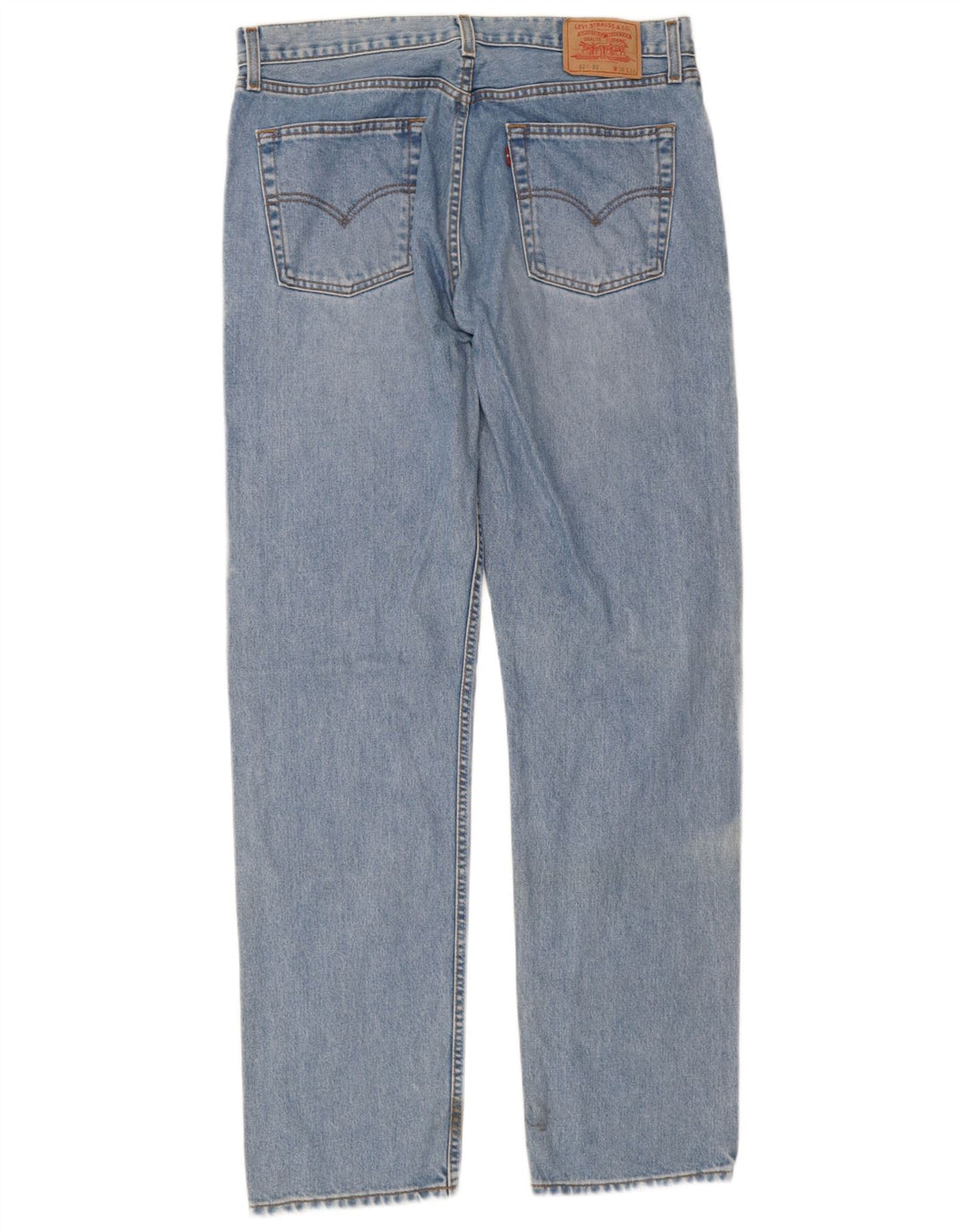 Levi's Herren 521 Straight Jeans W36 L36 Blaue Baumwolle