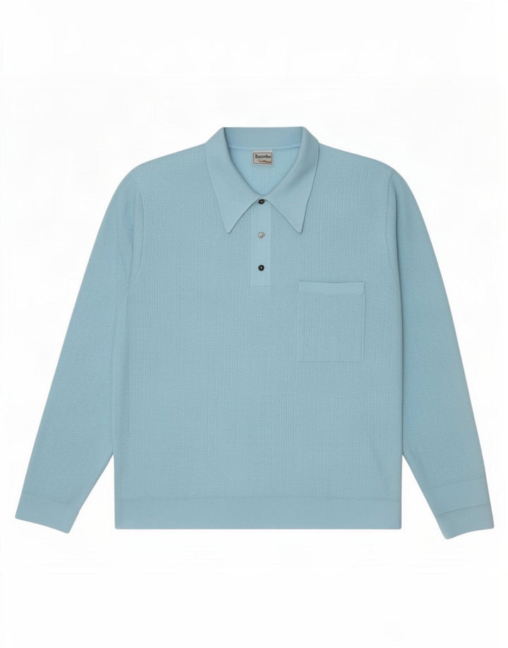 Trevira Herren Rollkragenpullover Mittelblau
