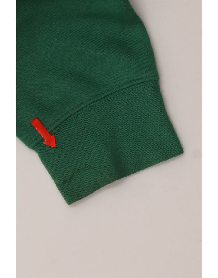 Nike Herren Kapuzenpullover aus mittelgrüner Baumwolle