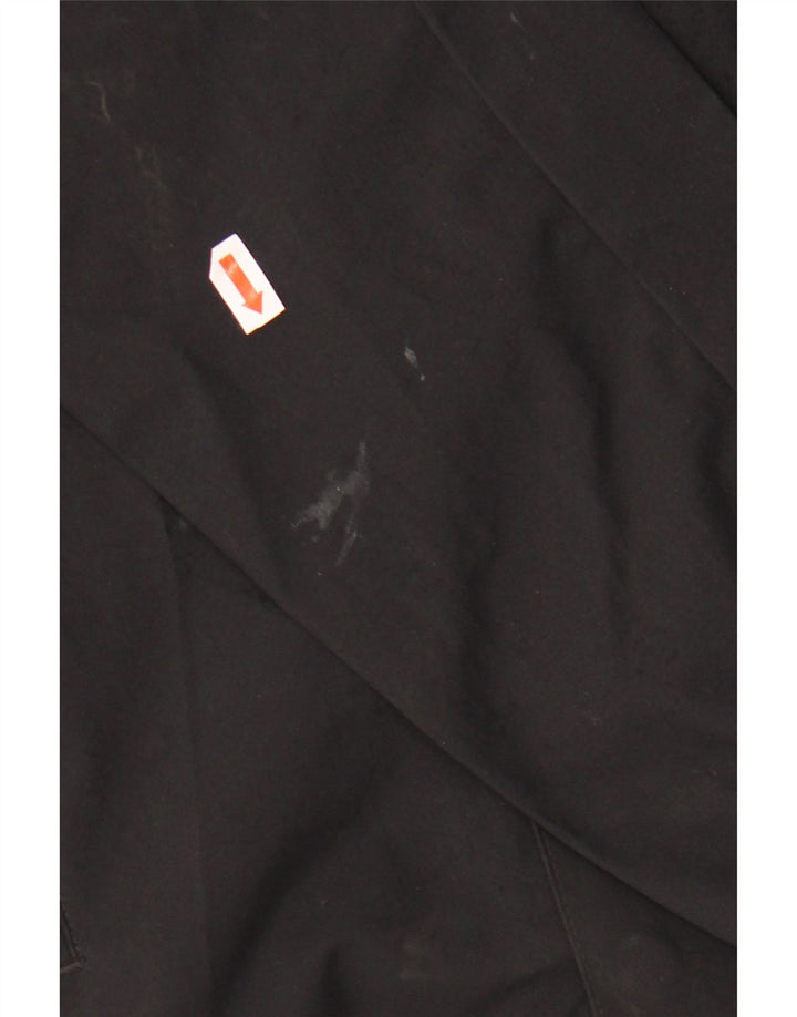 ADIDAS Jungen-Windbreakerjacke mit Kapuze, 9–10 Jahre, schwarzes Polyester