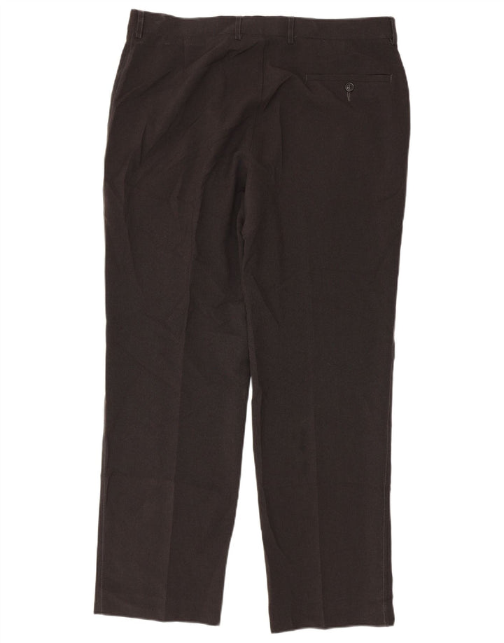 Gerade Herren-Chinohose von Marks & Spencer, W36, L31, grau, Polyester