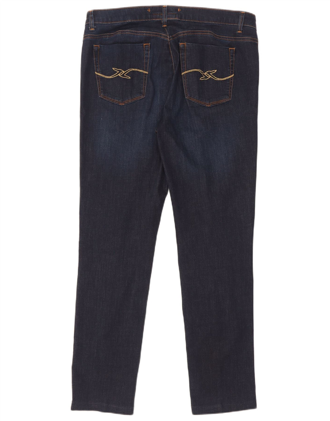 Trussardi Damen Slim Jeans W33 L30 Marineblau