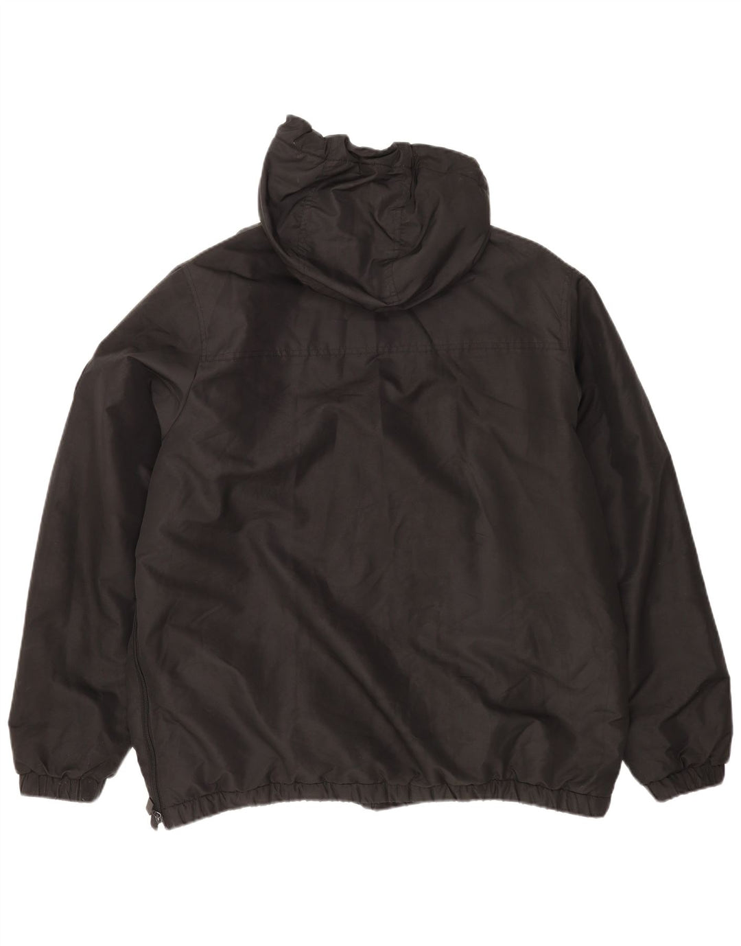 Ellesse Mens Graphic Hooded Anorak Jacket UK 44 2XL Schwarz Polyester