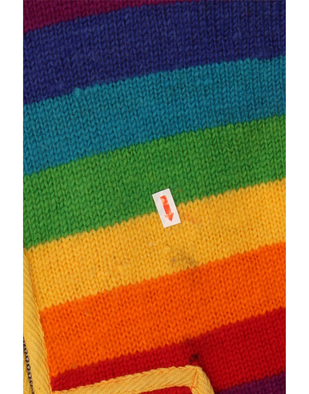 Vintage Damen Cardigan Pullover UK 12 Medium Bunt Bunt