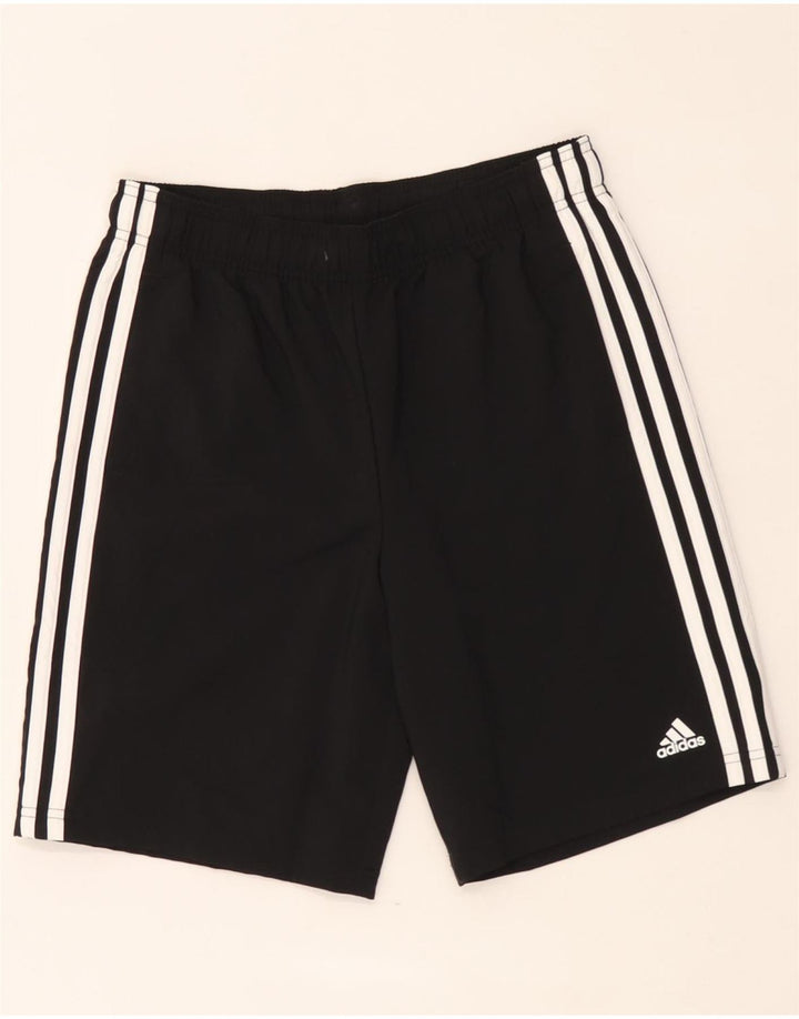 Adidas Sportshorts für Jungen, 13–14 Jahre, schwarzes Polyester