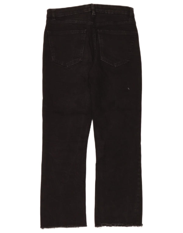 Kurze Jeans für Damen von Zara, EU 38, Größe S, W28, L24, Schwarz